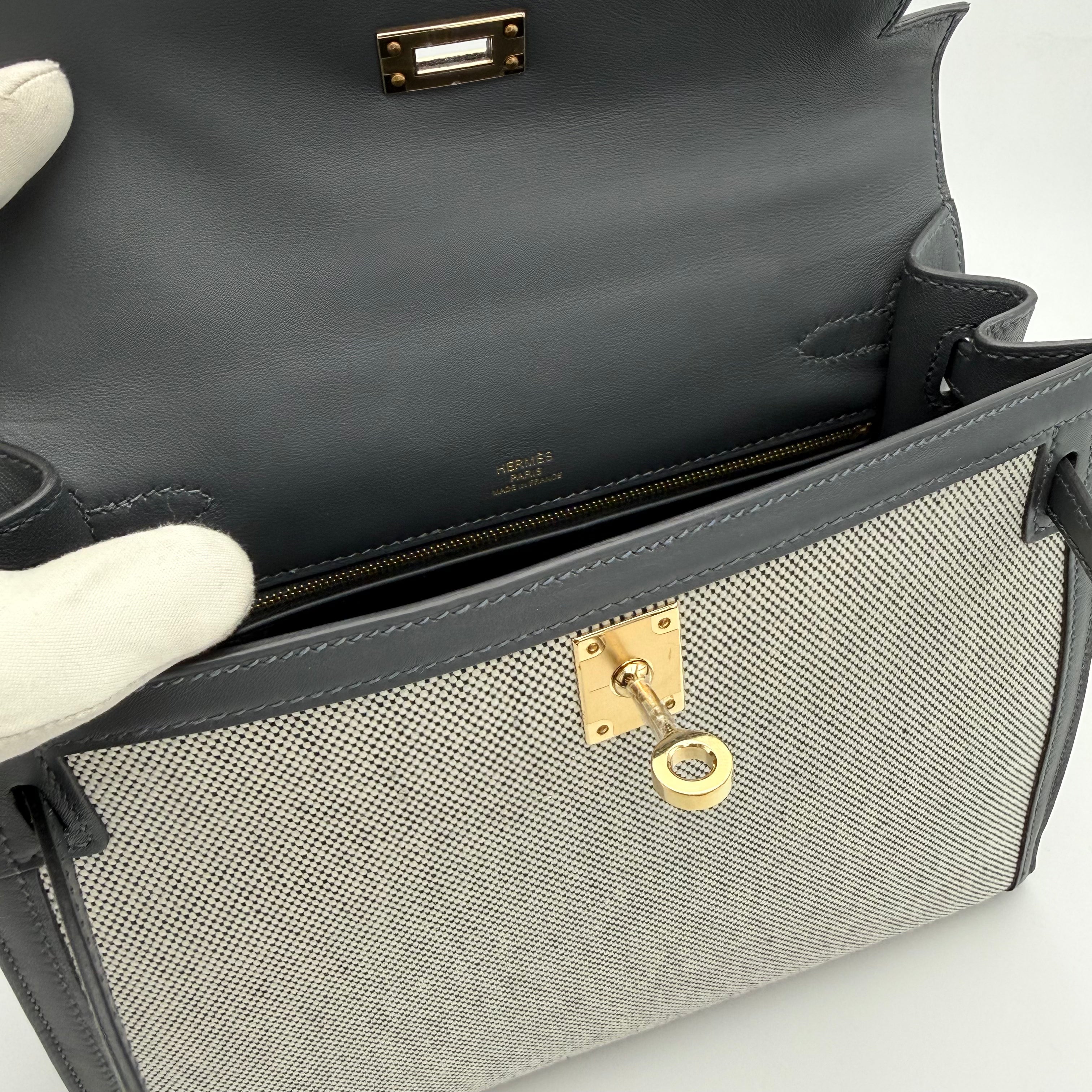 Hermès - Kelly 25 - gris misty