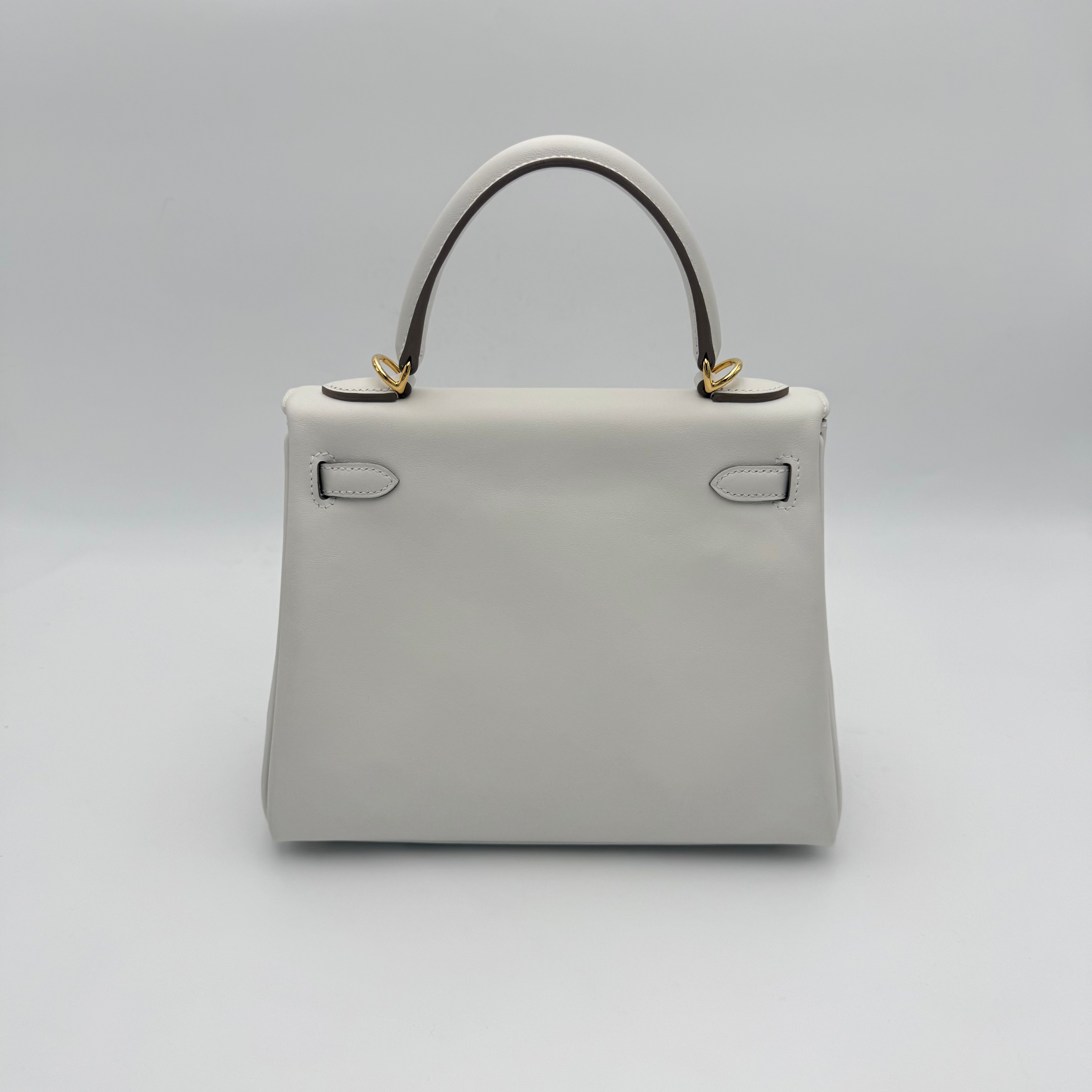 Hermès - Kelly 25 - gris pâle