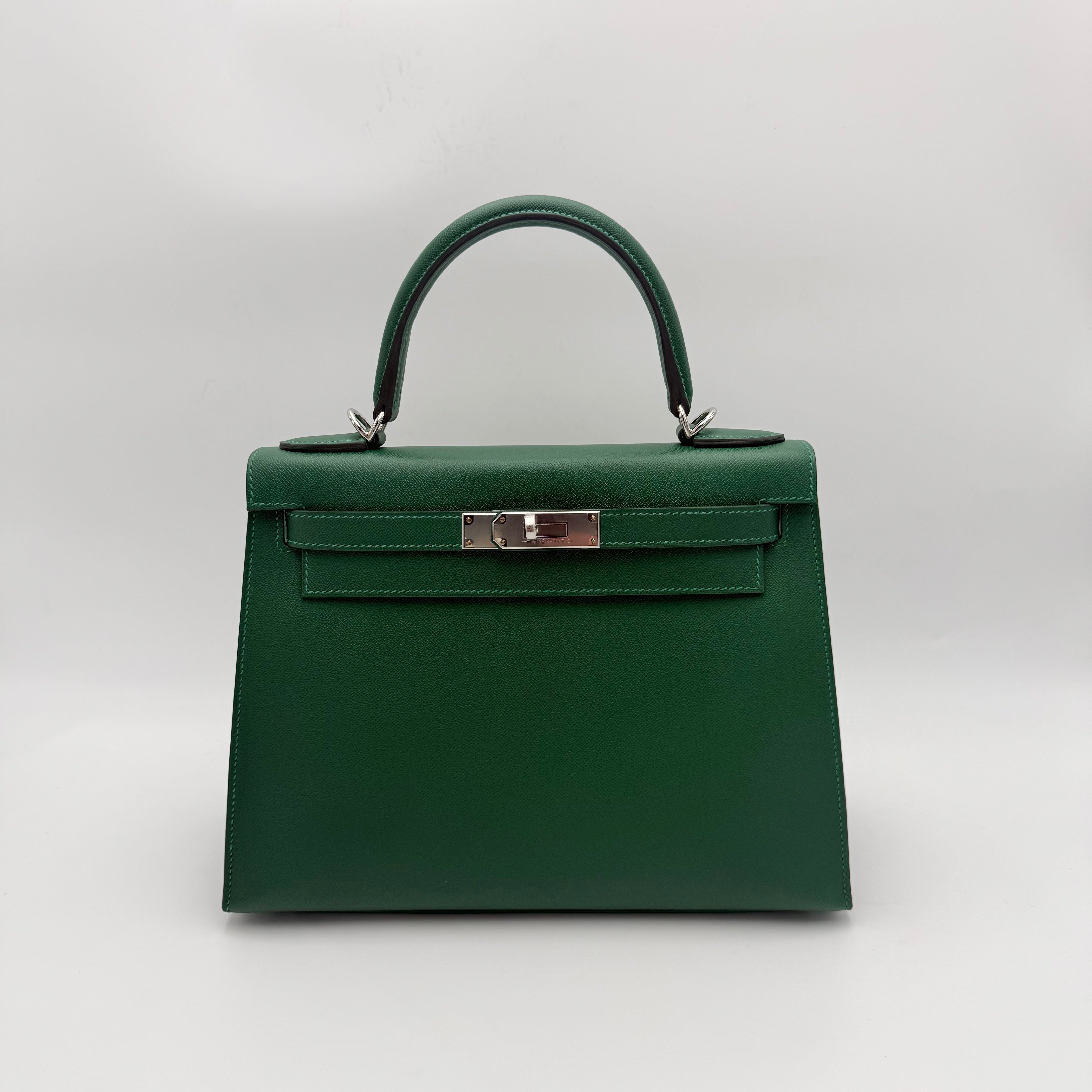 Hermès - Kelly 28 - Vert moyen