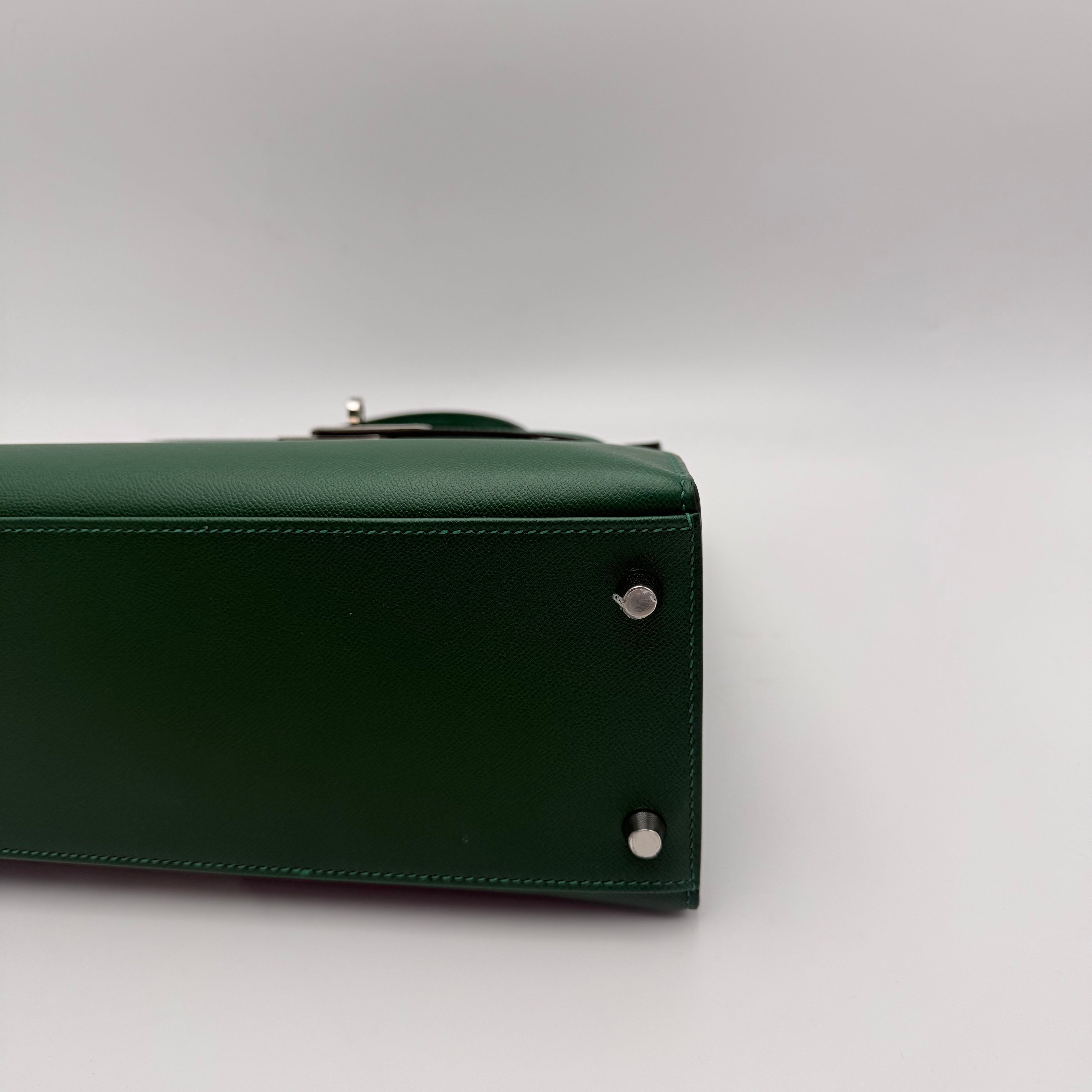 Hermès - Kelly 28 - Vert moyen